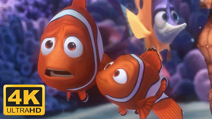 Finding Nemo (2003) Nemos First Day at School, Nemo goes to School (Remastered 4K 60FPS)