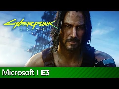 Cyberpunk 2077 Full Presentation With Keanu Reeves | Microsoft Xbox E3 2019