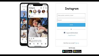 Instagram Login Page | Using HTML & CSS | Free Source Code