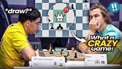 The Most INSANE Chess Endgame Ever! 🤯 | Magnus Carlsen vs Vishy Anand