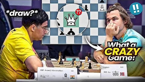The Most INSANE Chess Endgame Ever! 🤯 | Magnus Carlsen vs Vishy Anand