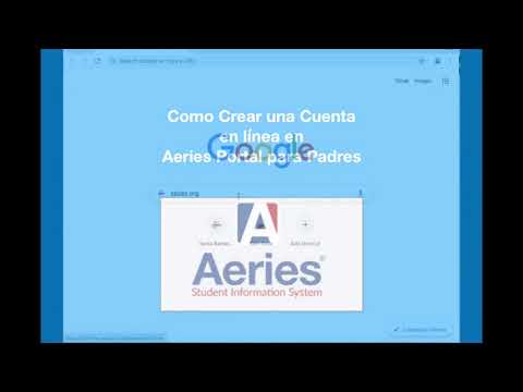 Como Crear un Portal para Padres en Aeries