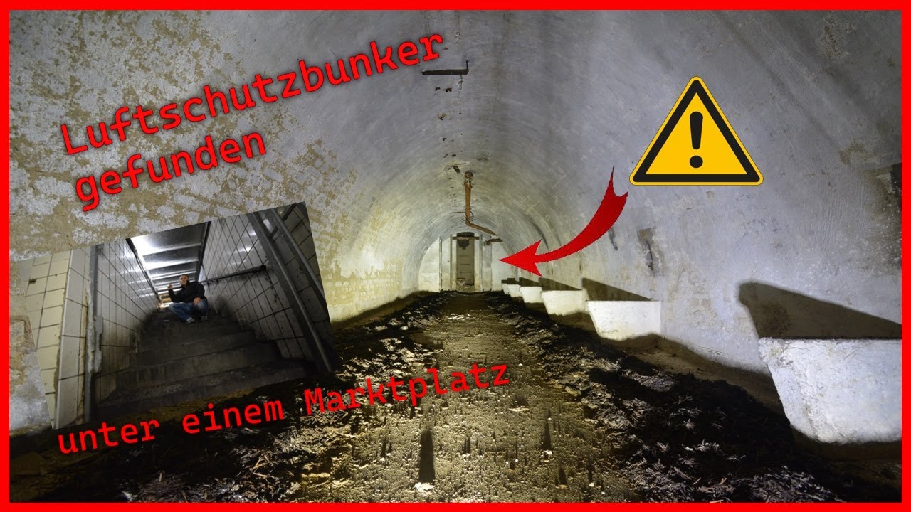 Lostplace // Luftschutzbunker unter einem Marktplatz gefunden YouTube