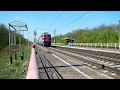 ЧС7-275 со скоростным поездом №738 на перегоне Стальной Конь - Отрада