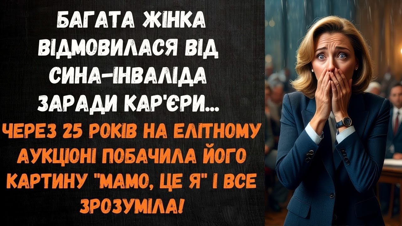 БАГАТА ЖІНКА ВІДМОВИЛАСЯ ВІД СИНА-ІНВАЛІДА ЗАРАДИ КАР'ЄРИ..