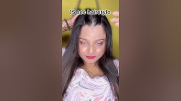 15 Sec Hairstyling hack😱✅❤️#hack #viral #youtubeshorts #trending #beauty