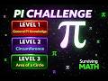 Pi Day Challenge! 3 Levels of Pi Questions! Can You Beat Level 3?