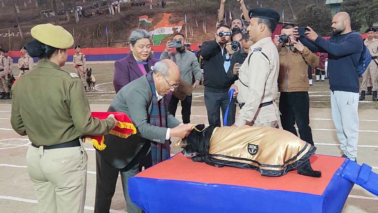 Shongthait noh 2 tylli ki ksew K9 ne ksew pulit || Da ki medal pynkup burom u DyCM