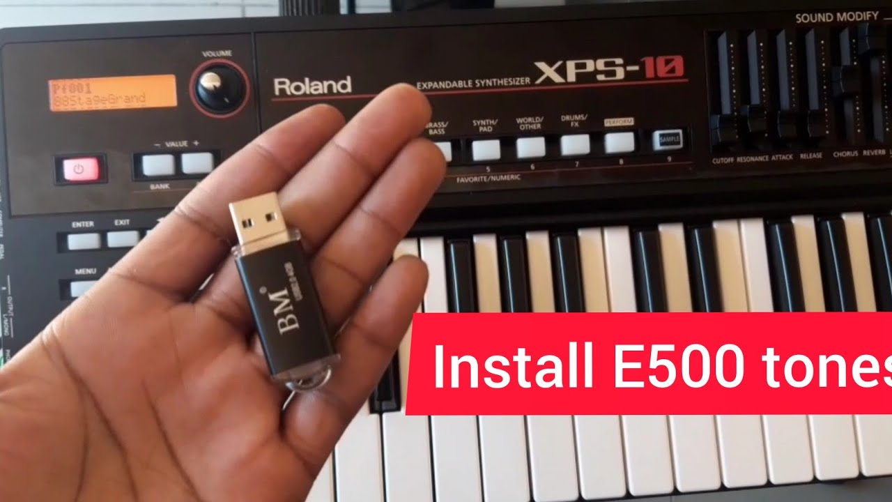 How to Install Roland XPS-10 Itende Tones.