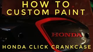 Honda Click Crankcase Custom Paint