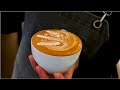 Aesthetic Latte Art Tutorials Compilation 2024