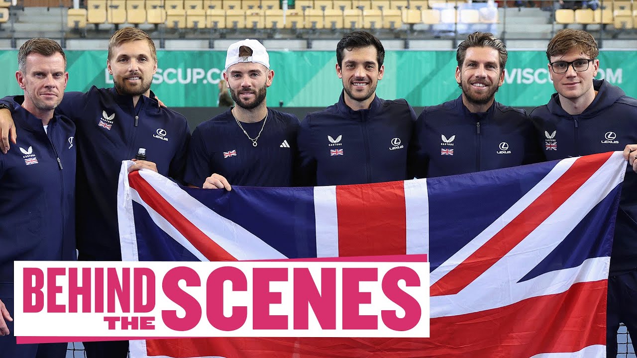 GB WIN 🔥 Davis Cup Match Day Behind the Scenes with Draper, Norrie, Fearnley, Cash & Glasspool | LTA