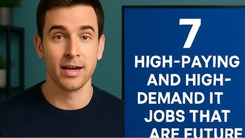 7 High‑Paying IT Jobs AI Can’t Replace - Future‑Proof Your Career! Prepare & Get Ready, Learn Skills