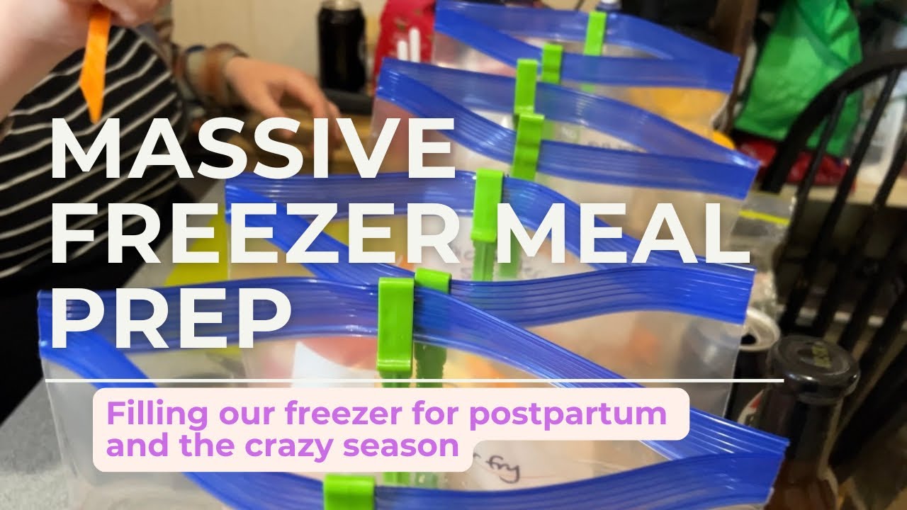 Freezer meals for busy times ahead 