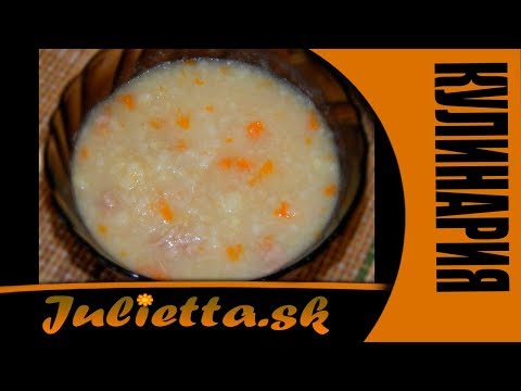 Детское питание. Овощной суп