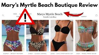 Mary’s Myrtle Beach Boutique Review | Online Fashion Store Warning