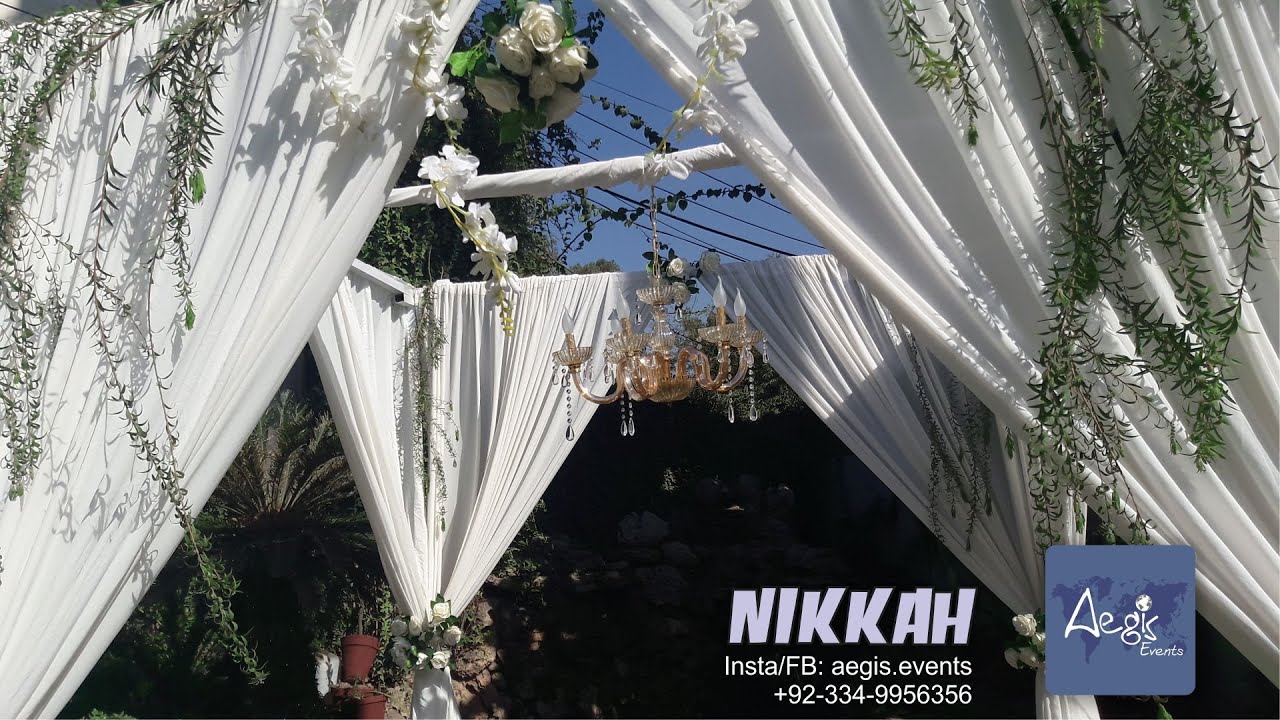 Nikkah Ceremony | Small setup at home | Aegis Events