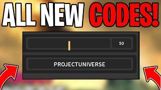 *NEW* ALL CODES IN PROJECT UNIVERSE ROBLOX APRIL 2026 ✅ WORKING PROJECT UNIVERSE CODES!