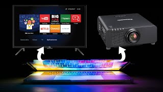 How to Connect a Laptop to a Wireless Display (SmartTV or Projector)  without any cable
