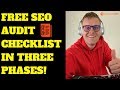 Free SEO Audit Checklist In Three Phases (2019 Update)