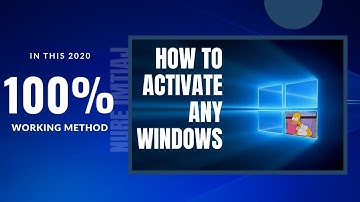 how to activate windows without product key||100% Working