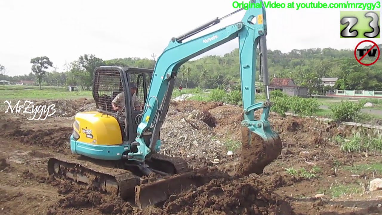 Mini Excavator Kubota U-50 Auto Idle Zero Tail Swing