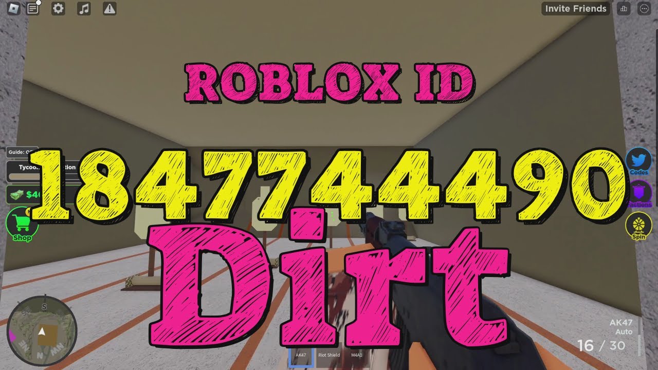 DIRT Roblox Song Codes - YouTube