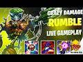 CRAZY Rumble Damage In Lane! - Wild Rift HellsDevil Plus Gameplay