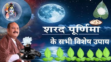 6 अक्टूबर शरद पूर्णिमा सात बेलपत्र का महाउपाय🚩Sharad Purnima #pradeepmishraji #sharadpurnima2025