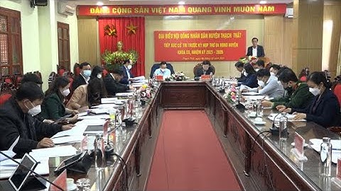 Đại biểu HĐND huyện tiếp xúc cử tri trước Kỳ họp thứ 4, HĐND huyện khóa XX