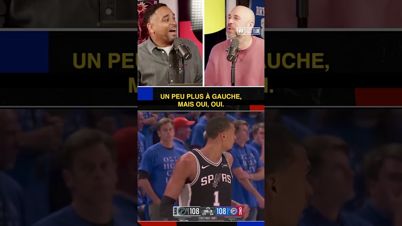 🎙️ "Si Wemby rate ce tir de fou, c’est un mauvais tir qui leur fait perdre un match qu’ils tenaient"