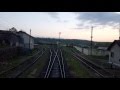 Глазами машиниста. Сьемка из кабины на участке Выгнанка-Чортков. Timelapse from the cab locomotive