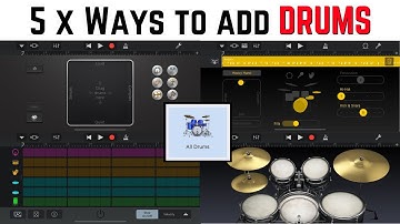How to record drums in GarageBand iOS (iPad/iPad)