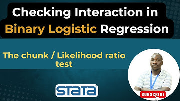 Checking for Interaction in Binary Logistic regression using Stata