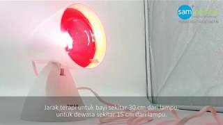 CARA MENGUNAKAN LAMPU TERAPI   INFRARED Philips 150 watt
