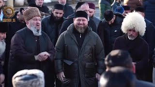 Ахмат сила Аллаху Акбар Рамзан Кадыров По воле Всевышнего Аллаха сегодня состоялось открытие мечети