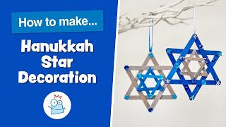 How To Make A Hanukkah Star Decoration | Baker Ross