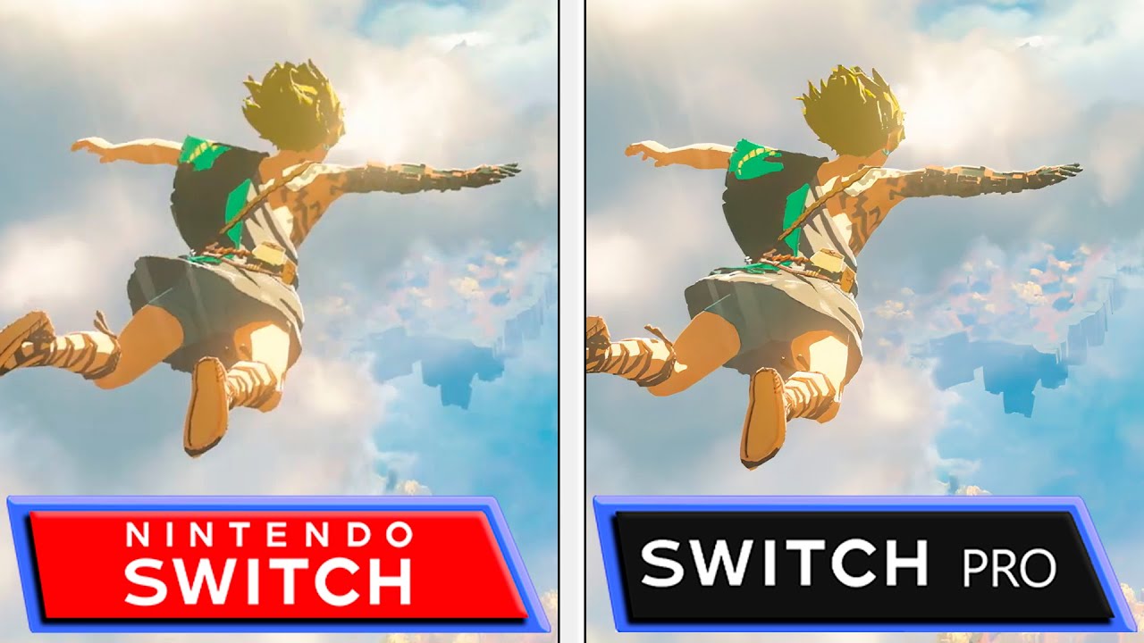 Nintendo Switch Pro Comparison Shows Improvements