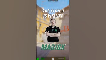 Magisk 1v3 Clutch vs Vitality 🏆🔥 #counterstrike #cs2 #120fps #clutch #falcons #magisk #vitality