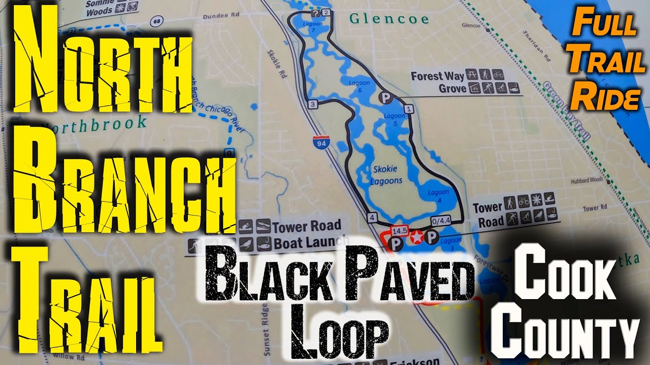 North Branch Trail: Black Paved Loop - Full Loop - August 2022 - YouTube