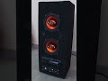 Audio column made of atomobile speakers