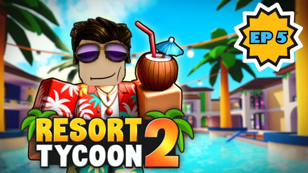TROPICAL RESORT TYCOON 2 COMPLETED Roblox CARNIVAL & ROLLERCOASTER