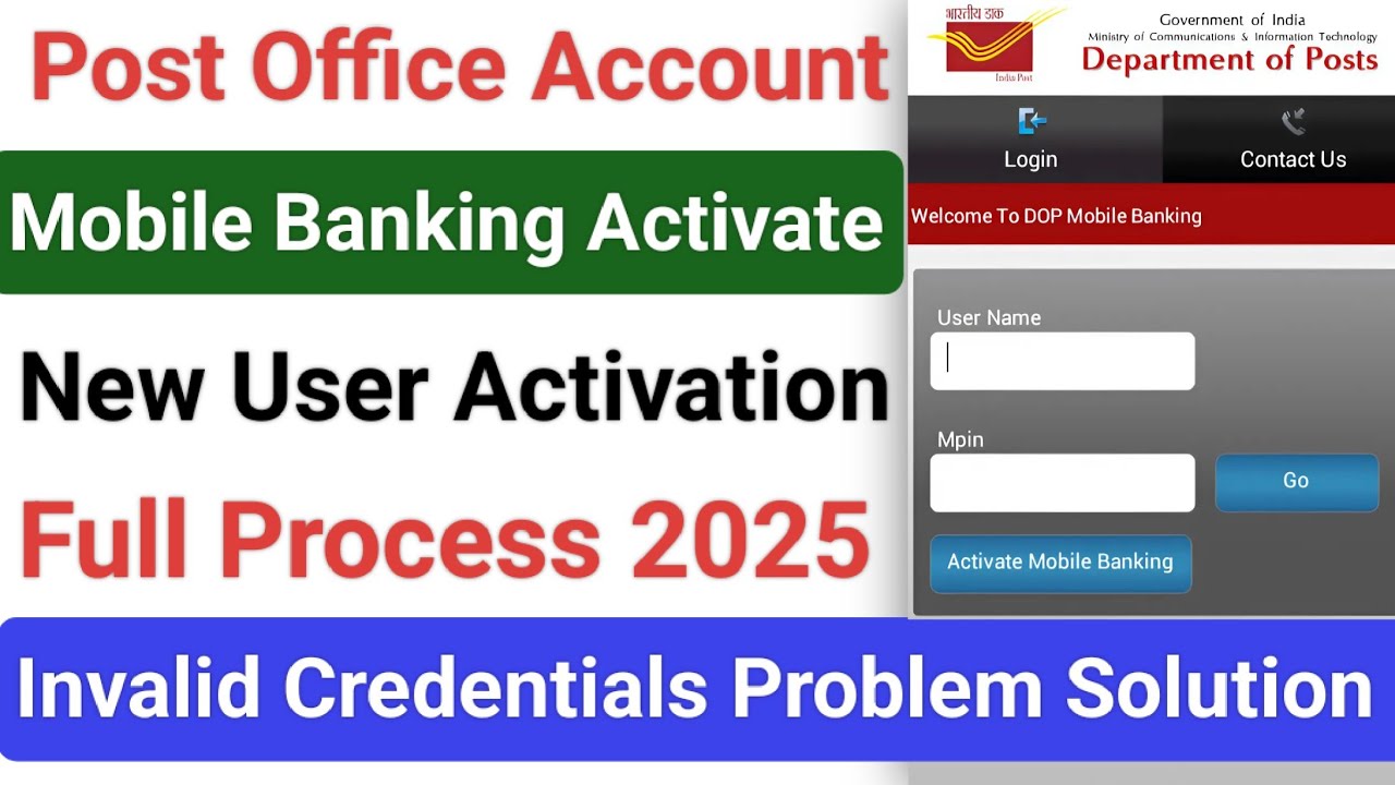 Post Office Account Mobile Banking Activation Online How To Activate post-office-account-mobile-banking-activation-online-how-to-activate