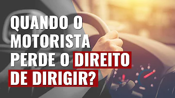 O que acontece quando se perde o direito de dirigir?