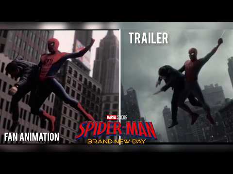 Spider-Man: Brand New Day | Fan Animation vs. Official Trailer!