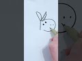 How to easily draw a unicorn from the letter y. Anyone can repeat this #shorts