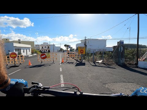 La Palma nach dem Vulkanausbruch - Zeitdokument. 07.01.22 Radtour Los Llanos, Tajuya, La Laguna (4k)