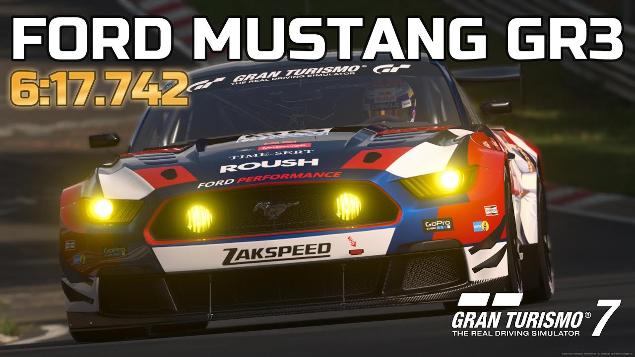 GT7 FORD MUSTANG GT3/GR3 | MAXED | NORDSCHLEIFE HOTLAP | 
