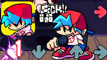 Friday Night Funkin Mobile - Gameplay Walkthrough Part 1 - Tutorial and Week 1 (Android, iOS)