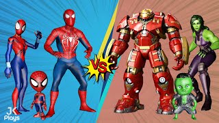 FAMILY HULKBUSTER VS FAMILY SPIDER-MAN | Marvel's Spider-Man 2